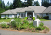 front of the house